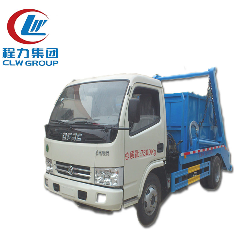 4X2 Dongfeng 5m3 Skip Loader Garbage Trucks