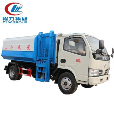 4X2 Dongfeng 5CBM Side Loader Garbage Trucks