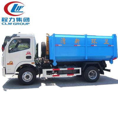 4X2 Dongfeng 5m3 Hook Lift Garbage Trucks