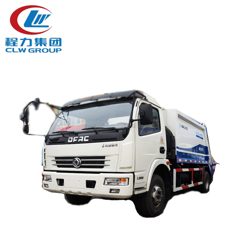 4X2 Dongfeng 5m3 Docking Garbage Trucks