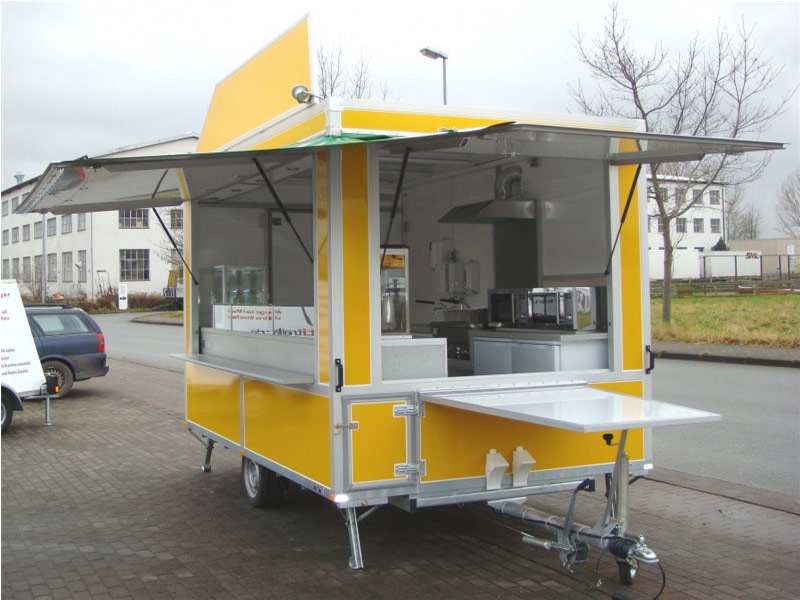 Single Axle Mobile Food Dolly Trailers