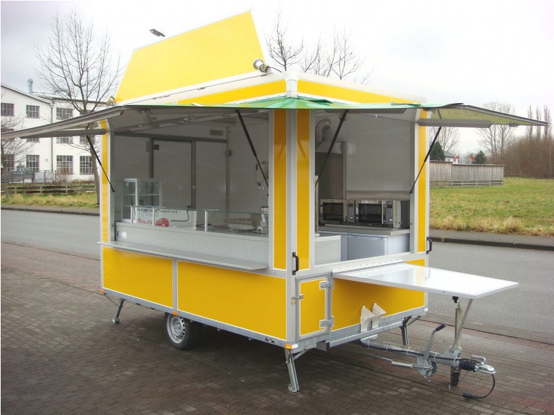 Single Axle Mobile Food Dolly Trailers