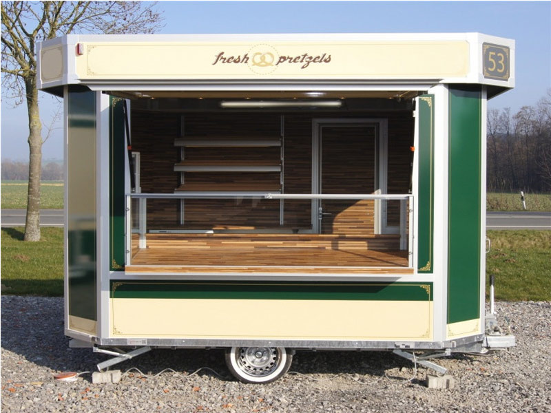 Single Axle Mobile Food Dolly Trailers