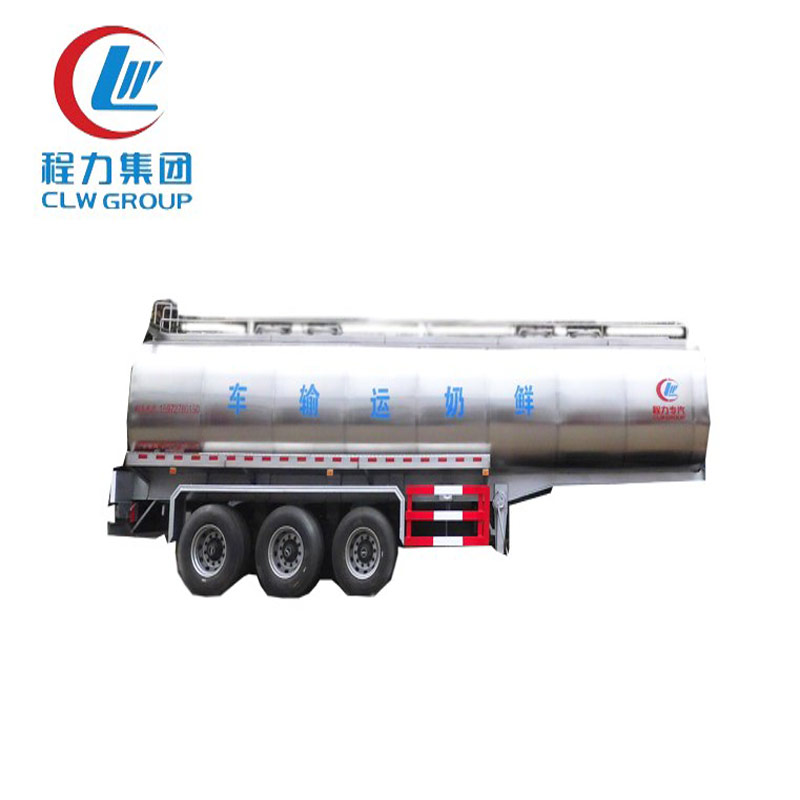3 Axles 40 CBM Milk Tank Trailers For Sale, China Manufacturer, Price