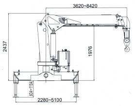 The Details of Dongfeng 3Tons Sliding Platform Recovery Truck with Crane