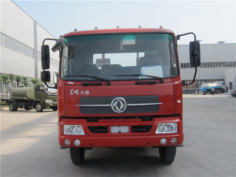 10 Ton Dongfeng Flatbed Truck For Excavator Transport