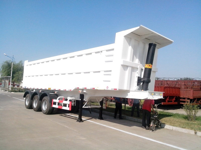 3 Axles U Shape 60 Tons Tipper Trailers