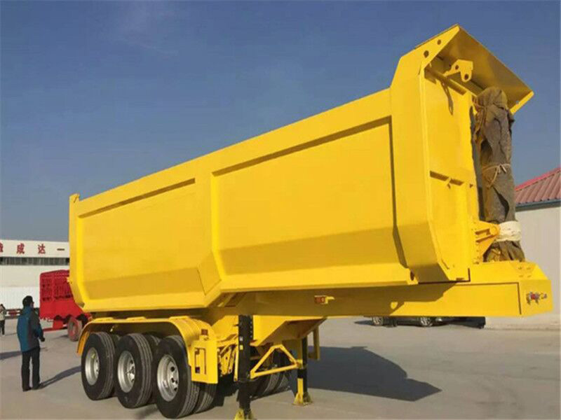 3 Axles U Shape 60 Tons Tipper Trailers