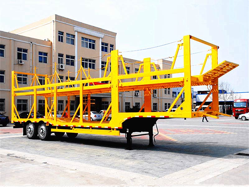 2 Axles Long Distance Enclosed Car Carrier Trailers