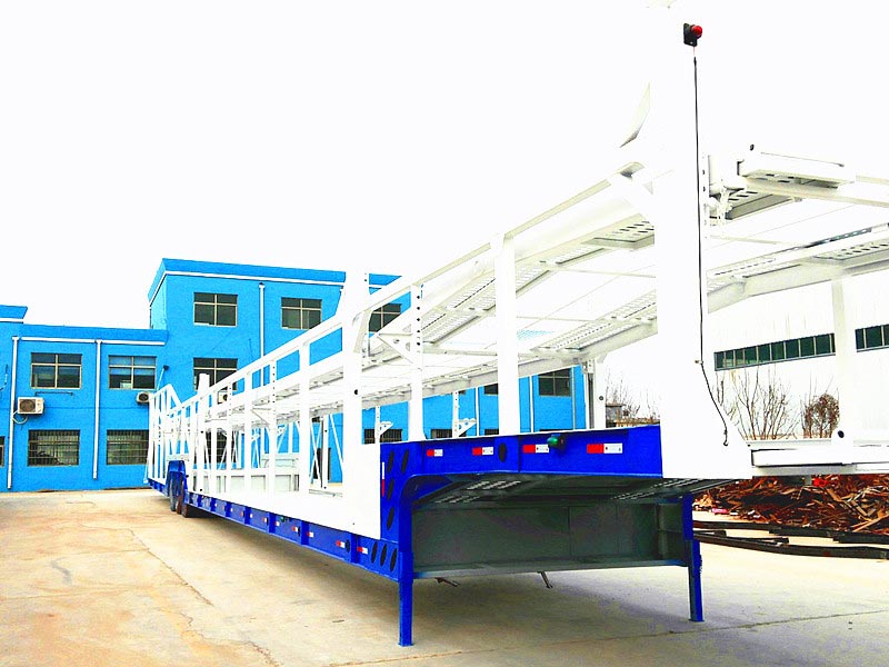 2 Axles Long Distance Enclosed Car Carrier Trailers