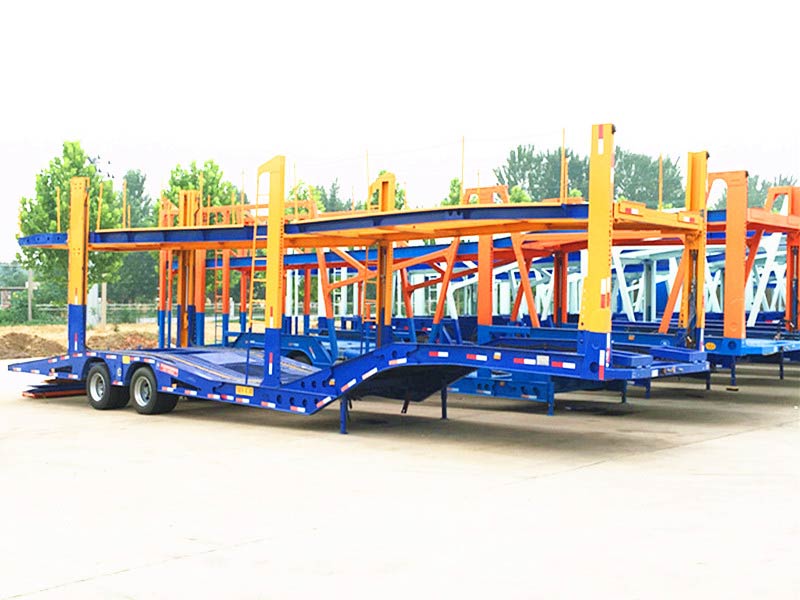 2 Axles Long Distance Enclosed Car Carrier Trailers