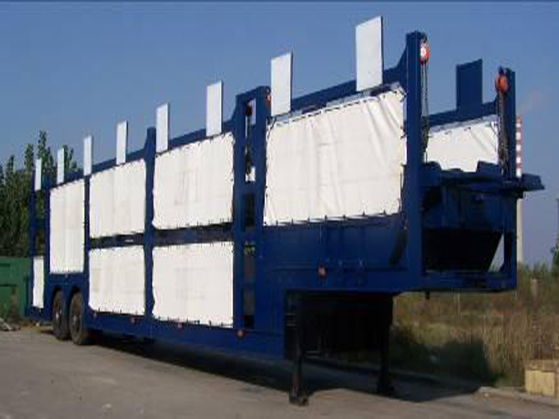 2 Axles Long Distance Enclosed Car Carrier Trailers