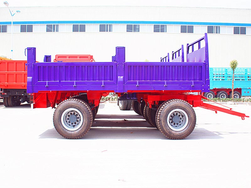 2 Axle Low Bed Dollytrailer With Turntable