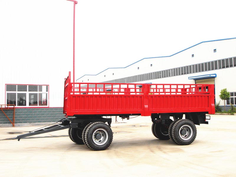 2 Axle Low Bed Dollytrailer With Turntable