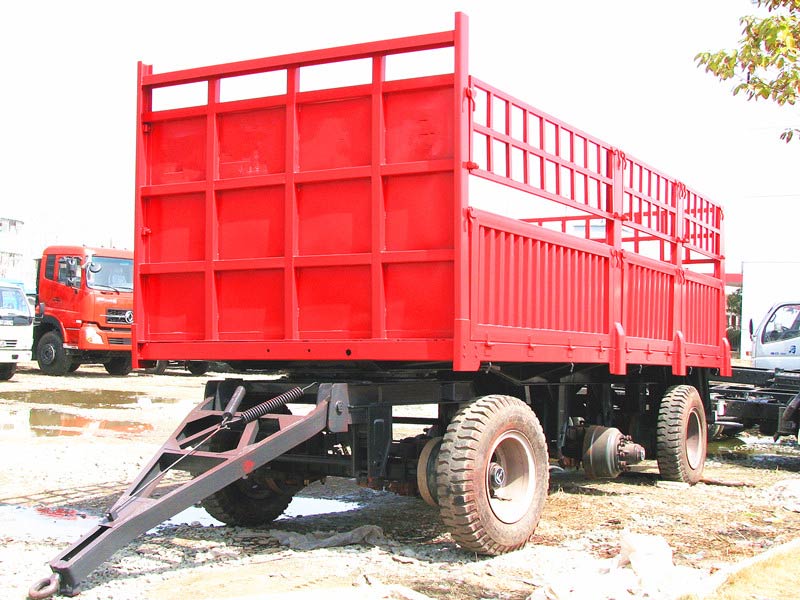 2 Axle Low Bed Dollytrailer With Turntable