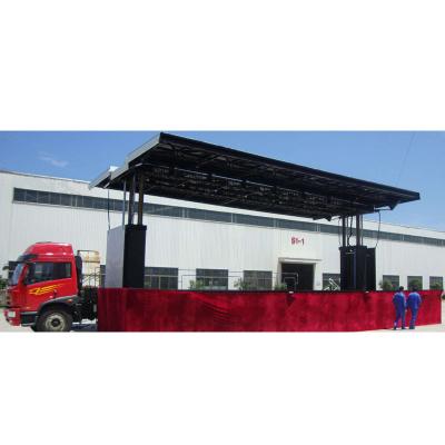 Mobile Advertising LED Stage Semi Trailers