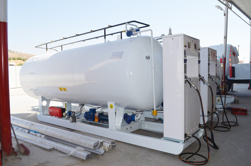 10CBM LPG Skid Mobile Gas Station