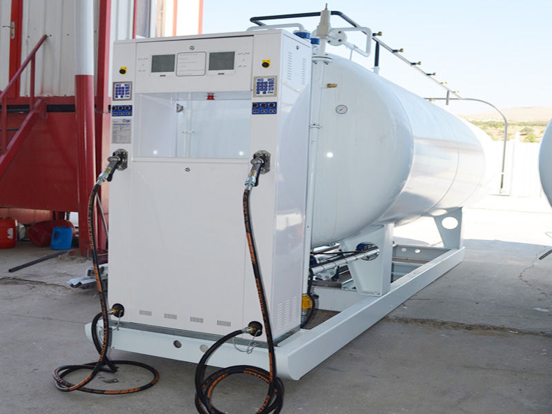 10CBM LPG Skid Mobile Gas Station