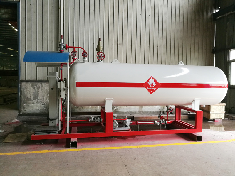 10CBM LPG Skid Mobile Gas Station