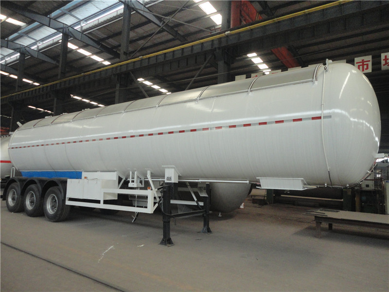 3 Axles 56000 Liters LPG Tank Semi Trailers