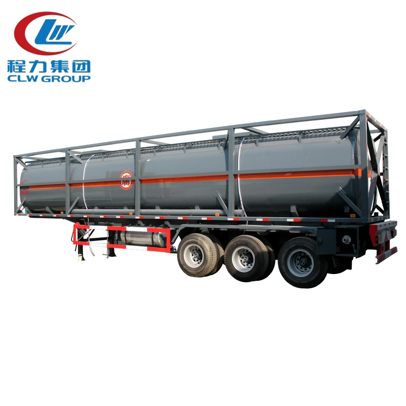 3-Axle chemical liquid ISO tank