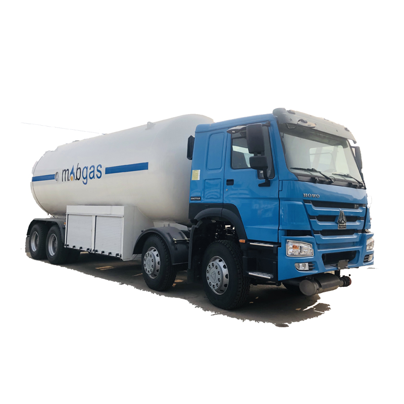 Sinotruk 15Tons 30cbm LPG Bobtail With Flow Meter Dispener